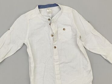 pomarańczowa koszula: Shirt 1.5-2 years, condition - Good, pattern - Monochromatic, color - White