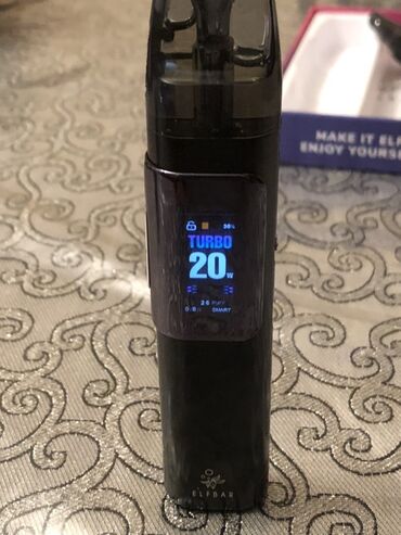 Qəlyan, vayp və aksesuarları: Məhsul: elf bar elfx pro – pod starter kit + elfliq nic salts (peach — 5