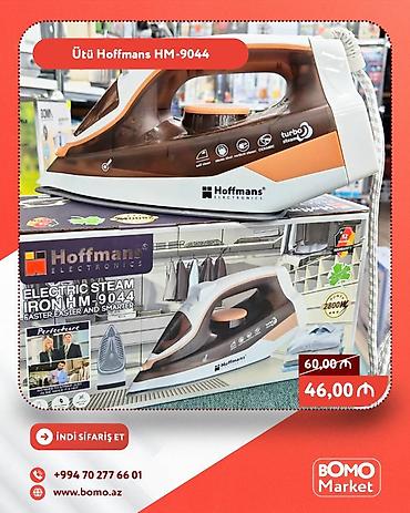 hoffman: 🔥 Ütü Hoffmans HM-9044 ✅ Marka: Hoffmans ✅ Gücü: 2800 Vatt ✅ Rəng — 1