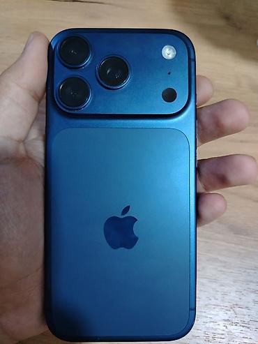 IPhone 17 Pro, 256 GB, Mavi, Simsiz şarj