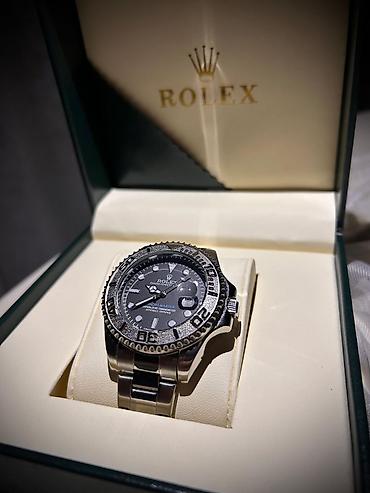 Aksesuarlar: Yeni, Qol saatı, Rolex, rəng - Qara — 9