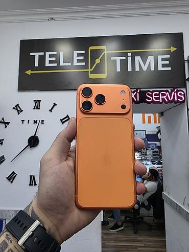 irşad electronics iphone: IPhone 17 Pro Max, 256 GB, Narıncı, Zəmanət, Face ID, Sənədlərlə — 1