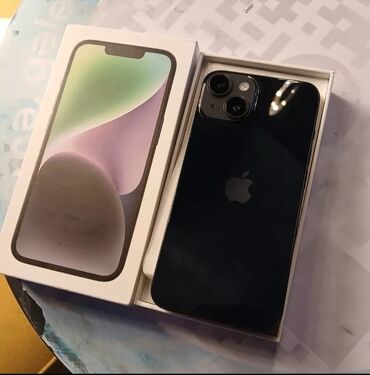 ipad mini 5 чехол: IPhone 14, 128 GB, Midnight, Zəmanət, Barmaq izi, Face ID