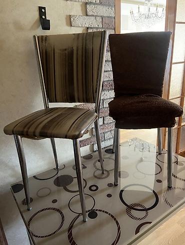 Mebel: Mətbəx üçün, İşlənmiş, Açılan, Kvadrat masa, 2 stul — 3