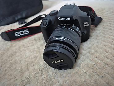 108 ekran smart tv: Canon EOS 2000D DSLR fotoaparat - Sensor: 24.1 MP APS‑C CMOS — yüksək — 1