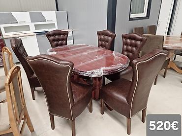 Setovi stolova i stolica: Trpezarijski set – sto sa 6 stolica - Moderan pravougaoni sto sa — 10