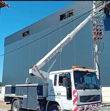 Građevinarstvo i rekonstrukcija: Kamion sa kranom   Duzina krana 25m   Tovarni prostor 6.30 m x 2.5m    — 2