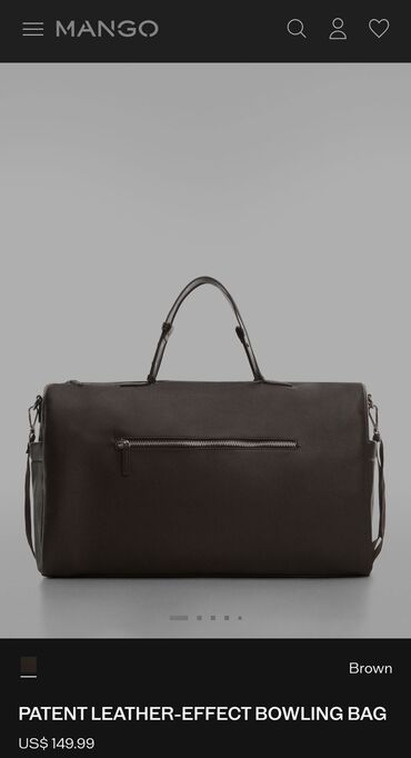 Çantalar: Çiyin çantası, Mango, İşlənmiş — 10