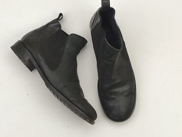 spódnice mini eko skóra: Ankle boots for women, 40, condition - Good