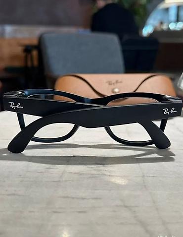 смарт очки с камерой: Солнцезащитные очки очки, Ray-Ban, Унисекс, Вайфареры, Линзы фотохромные, Гибкая оправа, Новый — 3