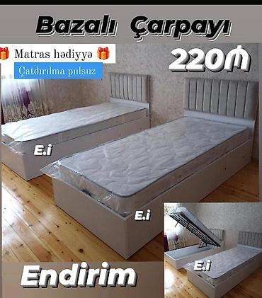 matras satisi: Bazalı tək çarpayı - Qaldırılan bazalı mexanizm – alt hissədə geniş — 1