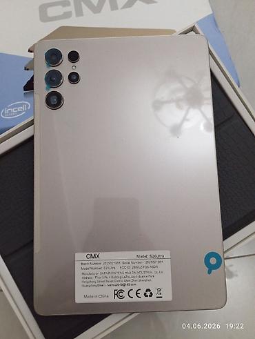 Digər planşetlər: CMX S26Ultra planşet Xüsusiyyətlər: - Model: CMX S26Ultra (etiketdə — 2