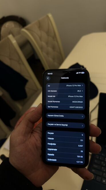 Apple iPhone: IPhone 12 Pro Max, 128 GB, Pacific Blue — 3