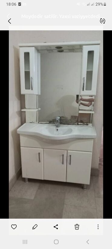 Умывальники, тюльпаны: Moydadır satılır.Qiymət 80 man.
 Tel: 077 552 85 95