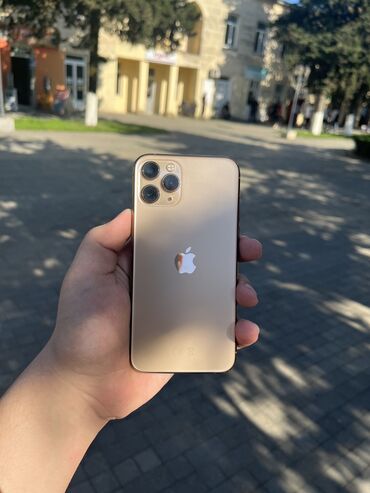 Apple iPhone: IPhone 11 Pro, 64 GB, Rose Gold, Simsiz şarj, Face ID, Sənədlərlə
