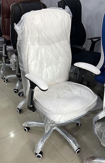 kreslolar ofis ucun: Yeni, Təkərli, Qolları tənzimlənmir, Süni dəri — 2