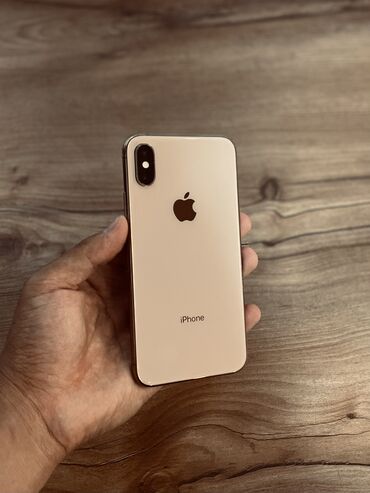 iphone смартфон: IPhone Xs, Б/у, 64 ГБ, Золотой, Зарядное устройство, 71 %