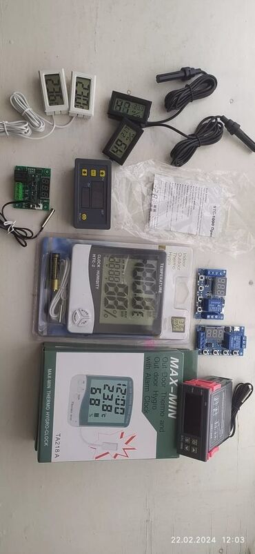 Termometrlər: Nem ve istiliy olcen butun seher ve rayonlara catdirilma pulsuzdur — 16