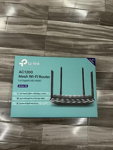 TP-Link Archer C6 AC1200 Mesh Wi‑Fi Router - Dual-band 802.11ac: 5