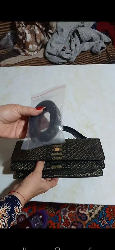 Çantalar: Sibrinia Dubayati markalı zərif qadın çantası. - Material: təbii — 1