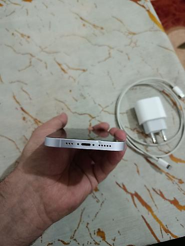 6 iphone: IPhone 14, 128 GB, White Titanium, Barmaq izi, Face ID — 1