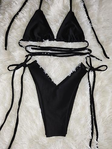 korset: Bikini set – dvodelni trouglasti top i visoki V donji deo sa — 2