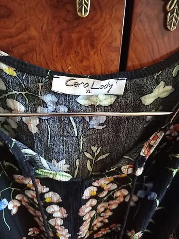 qadin donlari sekilleri: Qadın paltarı – Cero Lady (ölçü: XL) - Rəng/naxış: Qara fon üzərində — 3