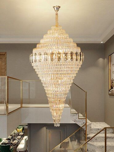 Люстры: Хрустальные подвесные люстры с LED-подсветкой - Эффектные — 11