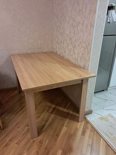 nerjaveka stol: Qonaq masası, Yeni, Açılmayan, Dördbucaq masa