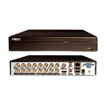analoq kamera: DVR 16 kanal hibrid TVI/ AHD/ DVR/ CVI beşi birində funksionallıq