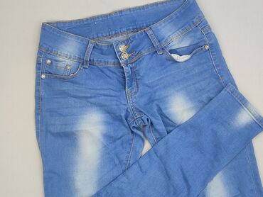 legginsy prążkowane push up: Jeans for women, size M (EU 38)
