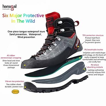 Другая мужская обувь: Универсальные ботинки Hanagal для походов, выполненные в — 4