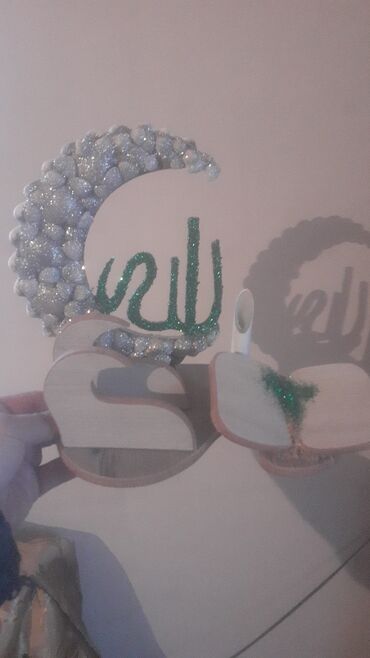 Şəkillər, tablolar: Məhsul: Dekorativ əl işləri – divar asılqanları - Material: təbii — 17