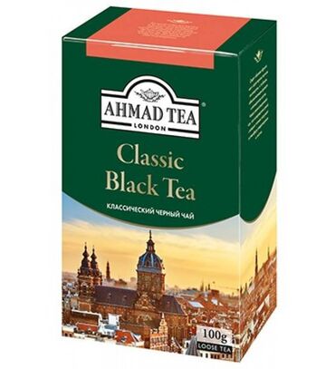 ешка 302: Чай черный ahmad tea earl grey листовой 100гр чай черный ahmad tea
