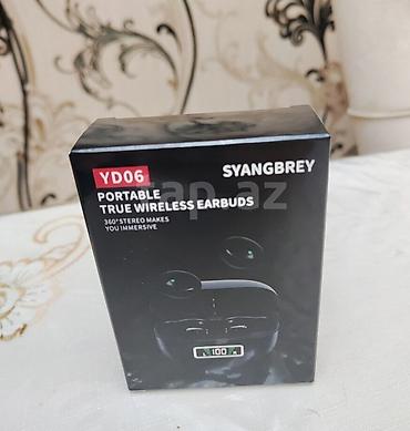 ses dinleyici cihaz: Yeni Simsiz (Bluetooth) Qulaqcıqlar, rəng - Qara — 7