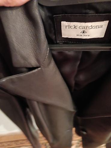 46: Женский кожаный пиджак APART и Rick Cardona, чёрный, производство — 3