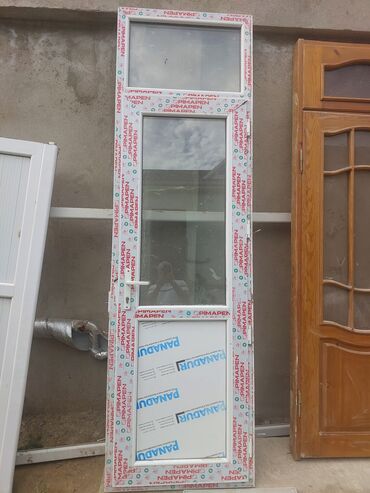 ikinci el plastik qapi pencere: Plastik qapı 2 ədəd,sağa və sola açılan.Bir ədədi 40 manat.Ölçü 80×266