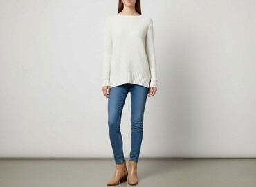 Swetry: Sweter damski, rozmiar S