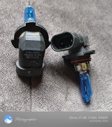 led lampa h7: Photon HB3 9005 fara lampaları Gərginlik/Güc: 12V, 65W mavi örtüklü ağ — 1