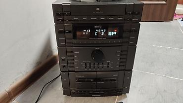 Другая аудиотехника: Только сам центр без колонок, аукс работает, радио работает, сд — 2