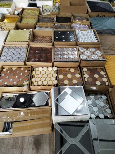 dam örtükleri: Mozaik dekorativ kafel/plitka kolleksiyası - Material: şüşə, güzgü