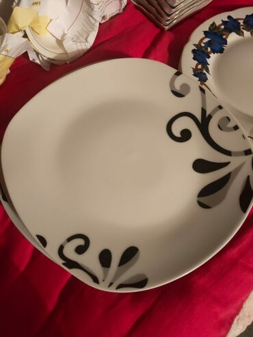 набор тарелок: Тарелки, Набор из 12 шт., цвет - Белый