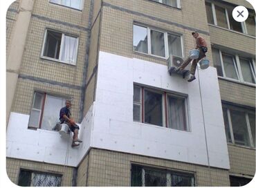 утипление домов: Утепление фасадов и лоджий альпинистами - Монтаж теплоизоляции