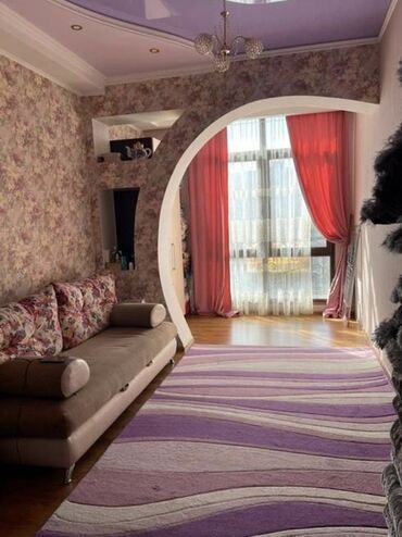 боз тери квартира: 3 бөлмө, 110 кв. м, Элитка, 4 кабат, Евроремонт