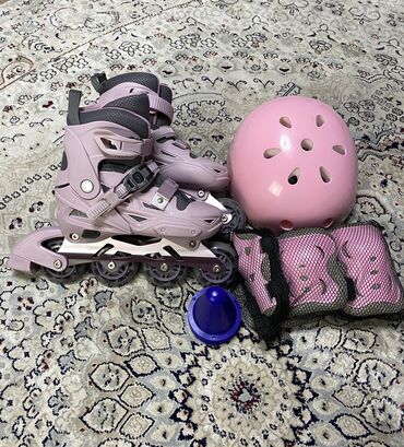 обувь с роликами: Ролики детские, размер 31-36, полный комплект с сумочкой, колеса