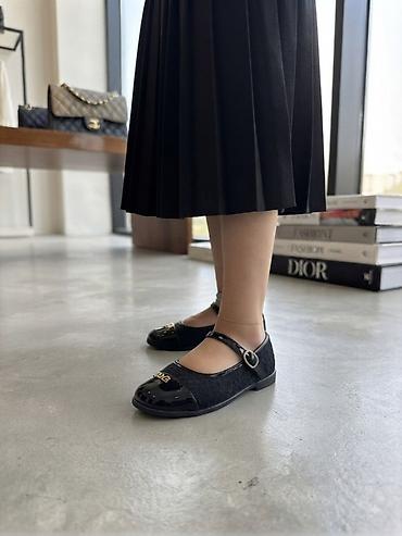 Балетки: Qız uşaqları üçün qara baletka ayaqqabılar - Stil: Klassik Mary Jane — 1