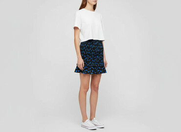 woskowana spódnice: Bershka, Women`s skirt, size XS