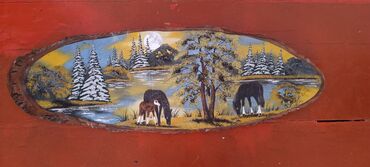 репродукций картины васнецова аленушка: -Картина на срезе дерева "Летний пейзаж"
-горизонтальный