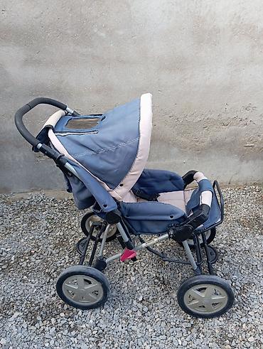 mattpear classic m plus: Uşaq arabası – “Modern Baby” brendi - Rəng: mavi/boz və açıq krem — 3