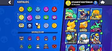 dustin: Brawl Stars hesabı – yüksək səviyyəli kolleksiya - Kupa yolu: 85,916 — 2